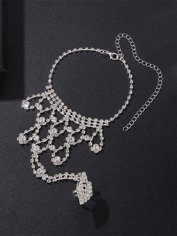 Beach Wedding Anklet Pair