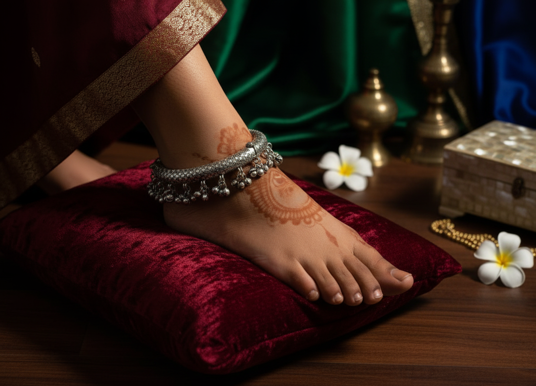 Mohini Rajasthani Tribal Anklet Kada
