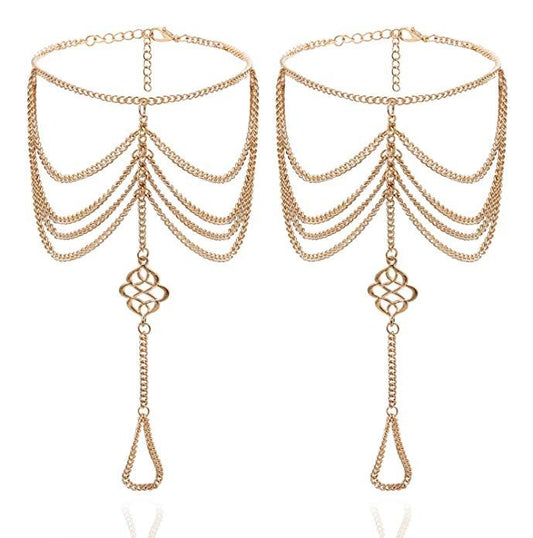 Chain Tassel Beach Anklet